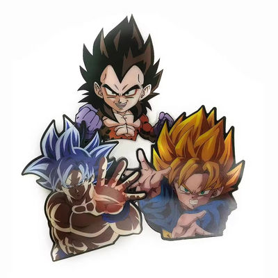 주문 크리에이티브 장식용 맞춤형 방수 PET 3D 렌즈 스티커 online manufacture