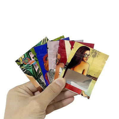 맞춤형 인쇄 3.5 밀리 칩 잠금 Mylar 가방 음식 및 간식 저장