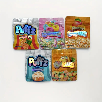 주문 인쇄 된 Mylar Zip 잠금 가방 냄새 방지 수분 방지 밀폐